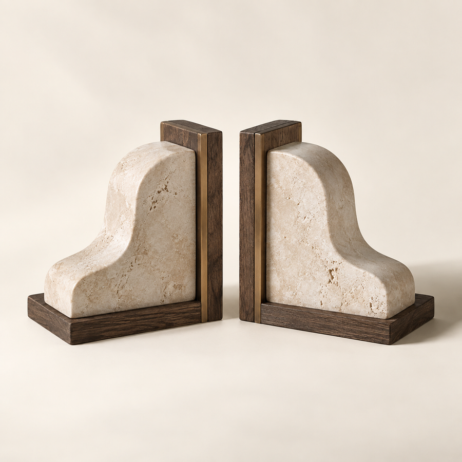 Contour Bookend Pair